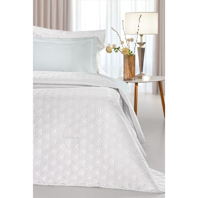 Σετ Κουβερλί King Size 3 Τεμαχίων Guy Laroche Honour White 240x250 Σετ Κουβερλί King Size 3 Τεμαχίων Guy Laroche Honour White 240x250