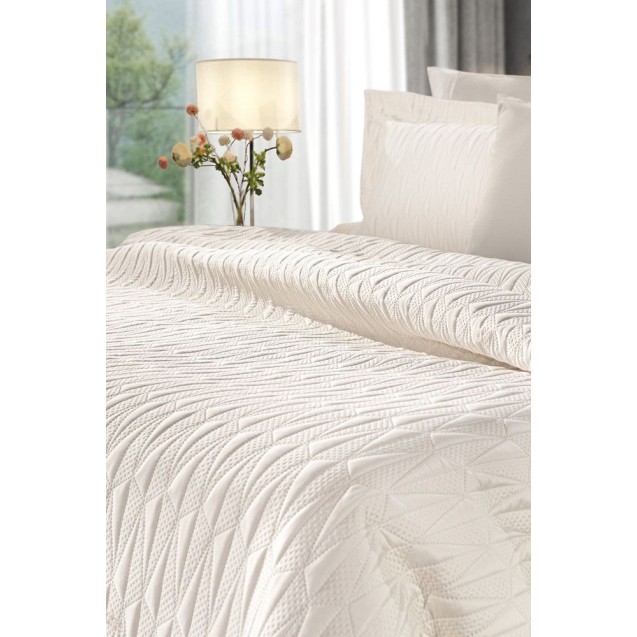 Σετ Κουβερλί King Size 3 Τεμαχίων Guy Laroche Ruby Ivory 240x250 Σετ Κουβερλί King Size 3 Τεμαχίων Guy Laroche Ruby Ivory 240x250