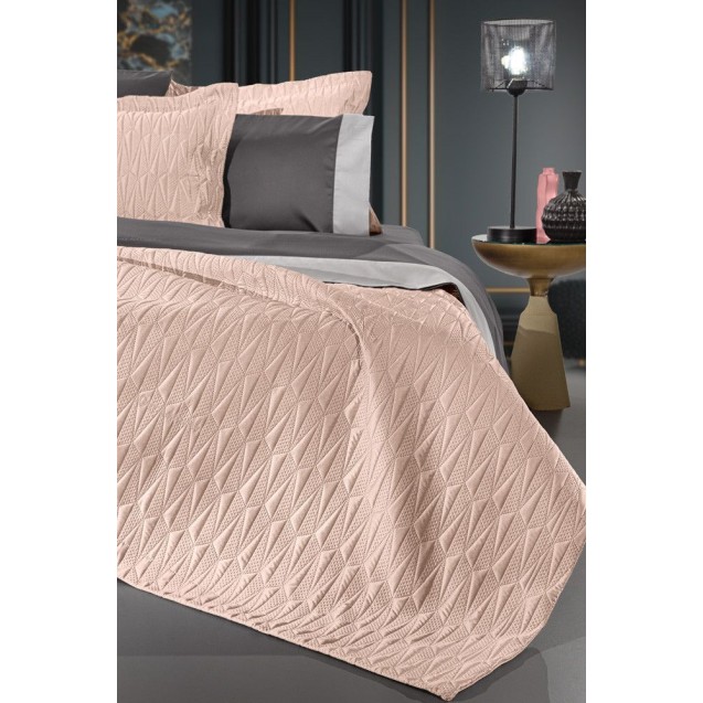 Σετ Κουβερλί King Size 3 Τεμαχίων Guy Laroche Ruby Old Pink 240x250 Σετ Κουβερλί King Size 3 Τεμαχίων Guy Laroche Ruby Old Pink 240x250