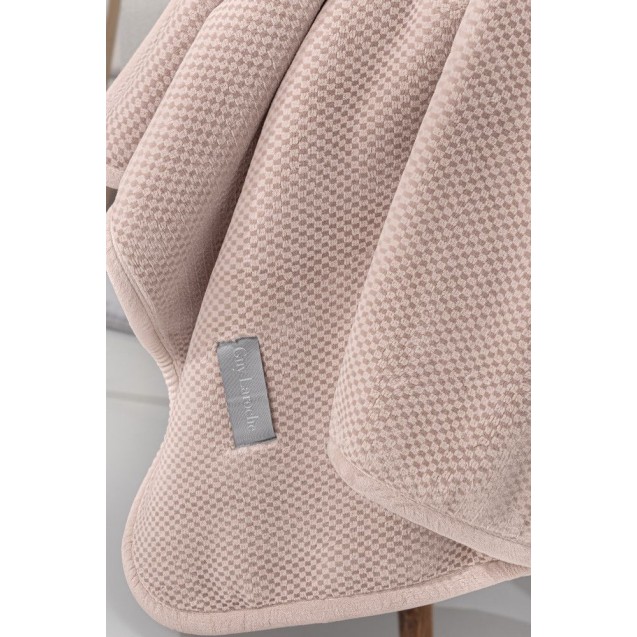 Κουβέρτα Βελουτέ Κούνιας Guy Laroche Cheval Pudra 110x140 Κουβέρτα Βελουτέ Κούνιας Guy Laroche Cheval Pudra 110x140