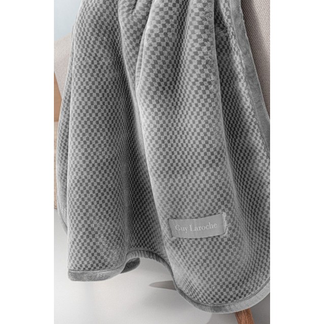 Κουβέρτα Βελουτέ Κούνιας Guy Laroche Cheval Silver 110x140 Κουβέρτα Βελουτέ Κούνιας Guy Laroche Cheval Silver 110x140