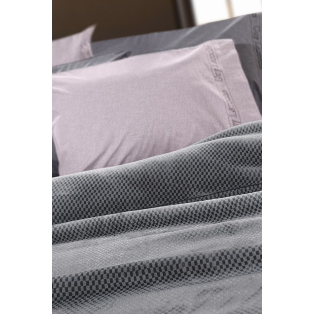 Κουβέρτα Βελουτέ Μονή Guy Laroche Cheval Silver 160x220 Κουβέρτα Βελουτέ Μονή Guy Laroche Cheval Silver 160x220