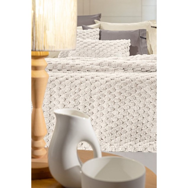 Κουβέρτα Γούνινη Υπέρδιπλη Guy LarocheElixir Ivory 260x240 Κουβέρτα Γούνινη Υπέρδιπλη Guy LarocheElixir Ivory 260x240