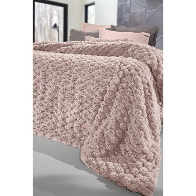 Κουβέρτα Γούνινη Υπέρδιπλη Guy LarocheElixir Old Pink 260x240 Κουβέρτα Γούνινη Υπέρδιπλη Guy LarocheElixir Old Pink 260x240