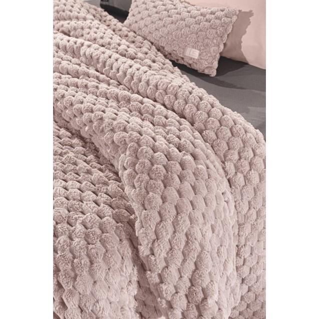 Κουβέρτα Γούνινη Υπέρδιπλη Guy LarocheElixir Old Pink 260x240 Κουβέρτα Γούνινη Υπέρδιπλη Guy LarocheElixir Old Pink 260x240