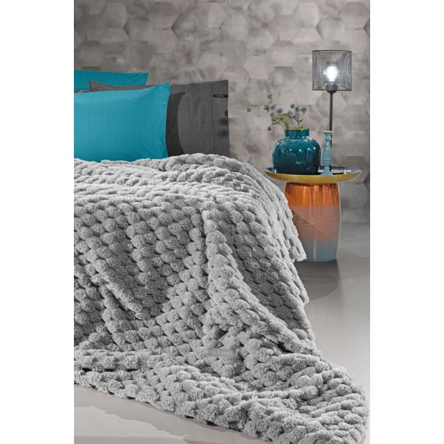 Κουβέρτα Γούνινη Υπέρδιπλη Guy LarocheElixir Silver 260x240 Κουβέρτα Γούνινη Υπέρδιπλη Guy LarocheElixir Silver 260x240