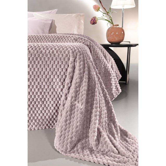 Σετ Κουβέρτα Fleece Υπέρδιπλη και Μαξιλαροθήκη Διακόσμησης Guy Laroche Smoothie Melanze 220x240 Σετ Κουβέρτα Fleece Υπέρδιπλη και Μαξιλαροθήκη Διακόσμησης Guy Laroche Smoothie Melanze 220x240