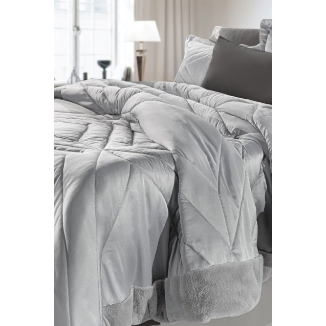 Σετ Πάπλωμα King Size 3 Τεμαχίων Guy Laroche Columbia Silver 250x240 Σετ Πάπλωμα King Size 3 Τεμαχίων Guy Laroche Columbia Silver 250x240