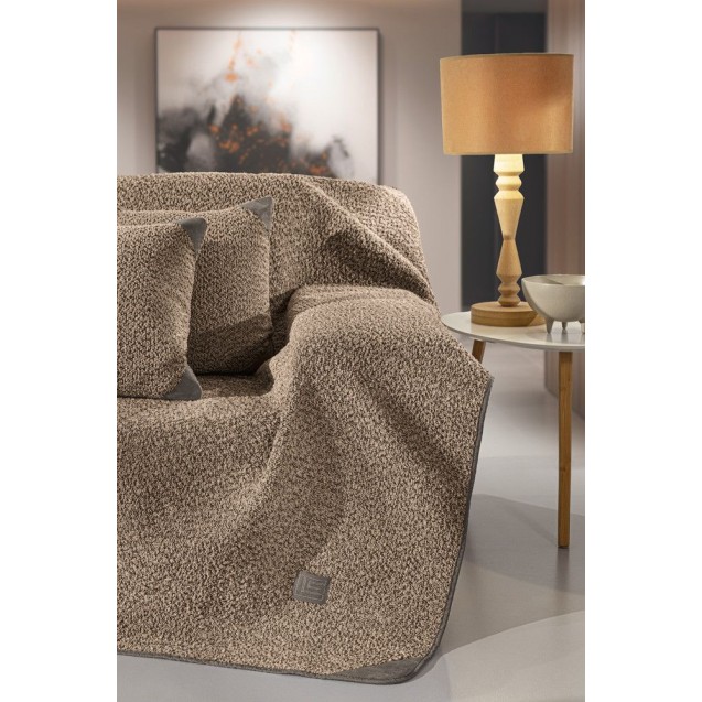 Ριχτάρι Τριθέσιου Guy Laroche Lama Taupe 170x300 Ριχτάρι Τριθέσιου Guy Laroche Lama Taupe 170x300