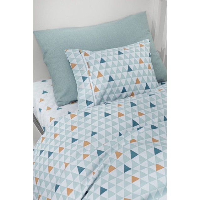 Σετ Σεντόνια Κούνιας 3 Τεμαχίων Guy Laroche Two2Twenty Aqua 115x170 Σετ Σεντόνια Κούνιας 3 Τεμαχίων Guy Laroche Two2Twenty Aqua 115x170