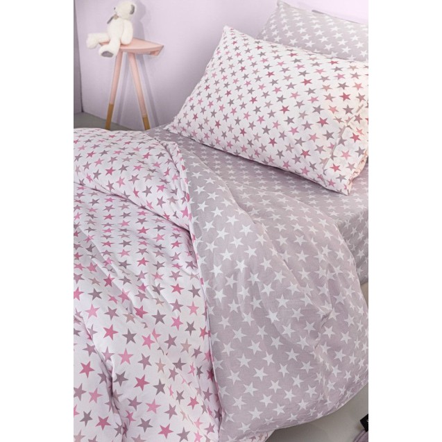 Σετ Παιδικά Σεντόνια Μονά 3 Τεμαχίων Guy Laroche Cosmos Pudra 165x250 Σετ Παιδικά Σεντόνια Μονά 3 Τεμαχίων Guy Laroche Cosmos Pudra 165x250