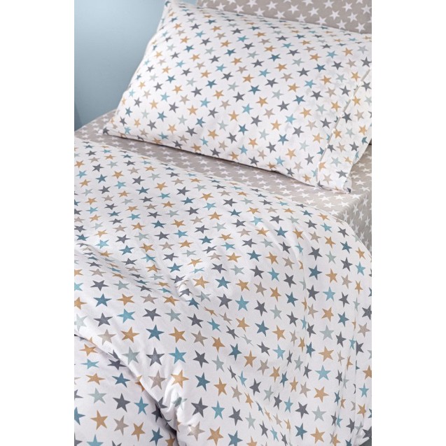Σετ Παιδικά Σεντόνια Μονά 3 Τεμαχίων Guy Laroche Cosmos Sky 165x250 Σετ Παιδικά Σεντόνια Μονά 3 Τεμαχίων Guy Laroche Cosmos Sky 165x250
