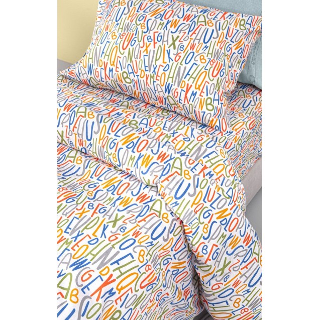 Σετ Παιδικά Σεντόνια Μονά 3 Τεμαχίων Guy Laroche Letters Multi 165x250 Σετ Παιδικά Σεντόνια Μονά 3 Τεμαχίων Guy Laroche Letters Multi 165x250