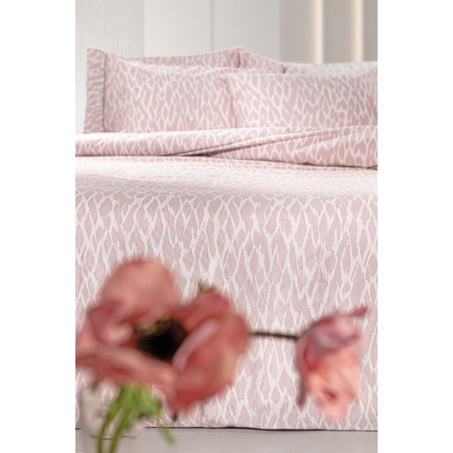 Σετ Σεντόνια Φανελένια Μονά 3 Τεμαχίων Guy Laroche Magma Dusty Pink 170x265 Σετ Σεντόνια Φανελένια Μονά 3 Τεμαχίων Guy Laroche Magma Dusty Pink 170x265