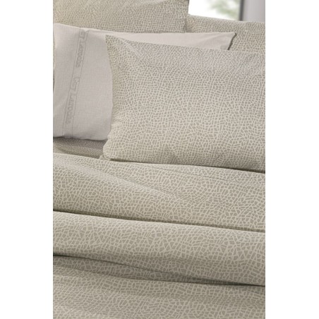 Σετ Σεντόνια Φανελένια Υπέρδιπλα 4 Τεμαχίων Guy Laroche Mira Cement 240x265