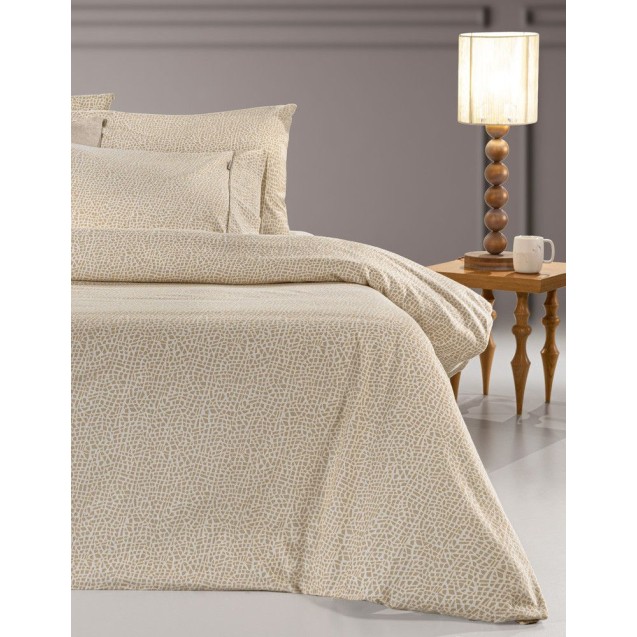 Σετ Σεντόνια Φανελένια King Size 4 Τεμαχίων Guy Laroche Mira Mocca 270x265 Σετ Σεντόνια Φανελένια King Size 4 Τεμαχίων Guy Laroche Mira Mocca 270x265