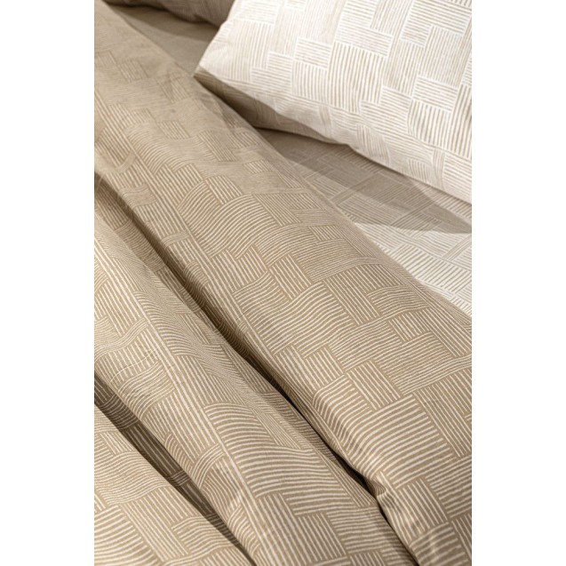 Σετ Σεντόνια King Size 4 Τεμαχίων Guy LarocheStencil Mocca 270x265 Σετ Σεντόνια King Size 4 Τεμαχίων Guy LarocheStencil Mocca 270x265