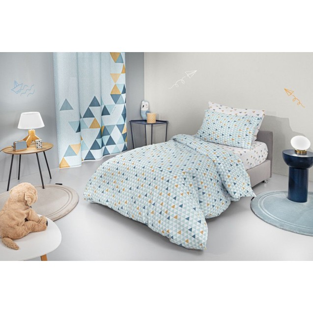 Σετ Παιδικά Σεντόνια Μονά 3 Τεμαχίων Guy Laroche Two2Twenty Aqua 165x250 Σετ Παιδικά Σεντόνια Μονά 3 Τεμαχίων Guy Laroche Two2Twenty Aqua 165x250