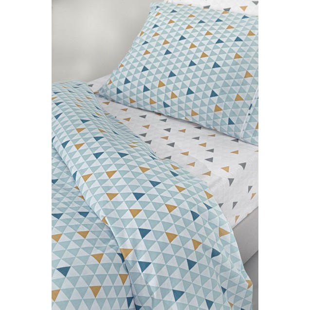 Σετ Παιδικά Σεντόνια Μονά 3 Τεμαχίων Guy Laroche Two2Twenty Aqua 165x250 Σετ Παιδικά Σεντόνια Μονά 3 Τεμαχίων Guy Laroche Two2Twenty Aqua 165x250