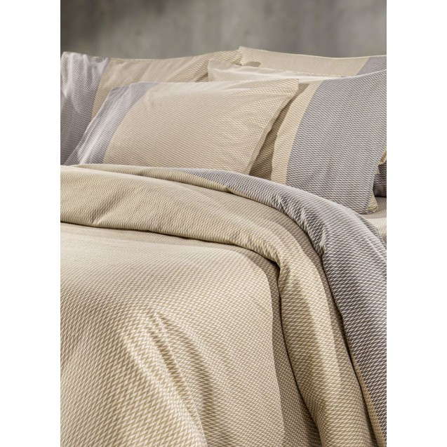 Σετ Σεντόνια Φανελένια Μονά 3 Τεμαχίων Guy Laroche Verona Taupe 170x265 Σετ Σεντόνια Φανελένια Μονά 3 Τεμαχίων Guy Laroche Verona Taupe 170x265