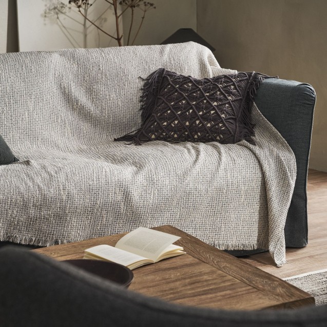 Ριχτάρι Τετραθέσιου Gofis Home Quina Beige/Black 238/14 180x350 Ριχτάρι Τετραθέσιου Gofis Home Quina Beige/Black 238/14 180x350