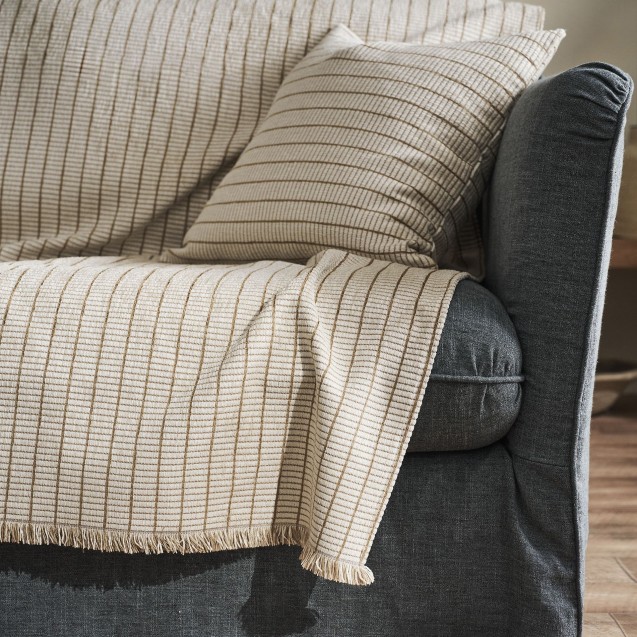 Ριχτάρι Τετραθέσιου Gofis Home Thyra Grain Beige 273/04 180x350 Ριχτάρι Τετραθέσιου Gofis Home Thyra Grain Beige 273/04 180x350