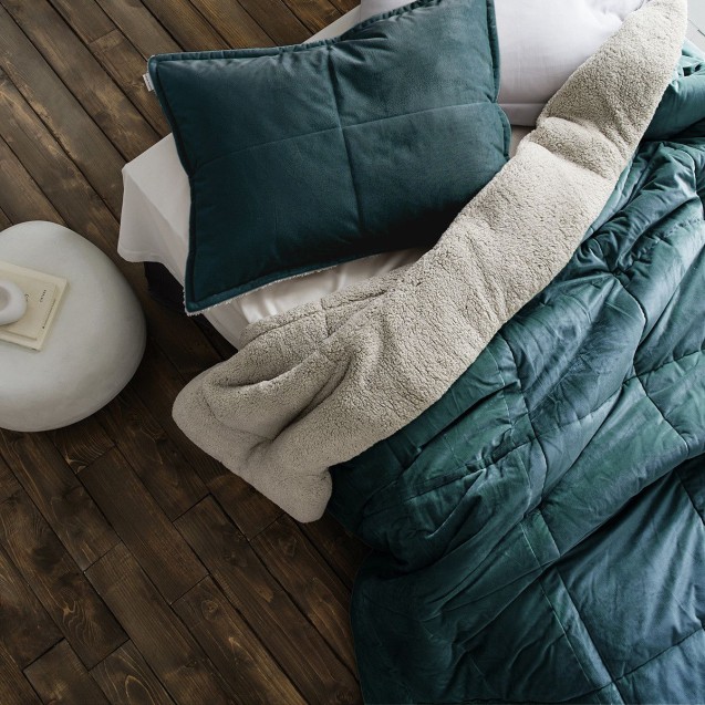 Κουβερτοπάπλωμα Μονό με Γούνα Gofis Home Teddy Jean Blue 407/18 170x220 Κουβερτοπάπλωμα Μονό με Γούνα Gofis Home Teddy Jean Blue 407/18 170x220
