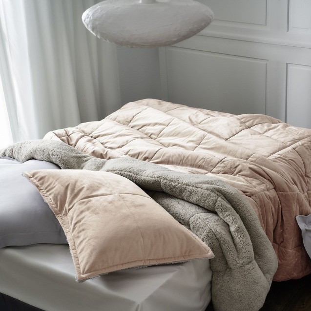 Κουβερτοπάπλωμα Μονό με Γούνα Gofis Home Teddy Pearl Salmon 407/23 170x220 Κουβερτοπάπλωμα Μονό με Γούνα Gofis Home Teddy Pearl Salmon 407/23 170x220