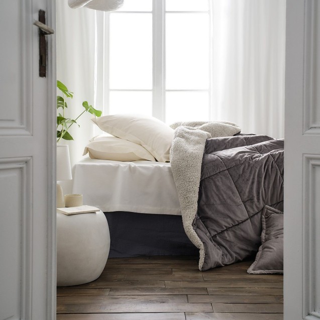 Κουβερτοπάπλωμα Υπέρδιπλο με Γούνα Gofis Home Teddy Mystic Grey 407/48 235x245 Κουβερτοπάπλωμα Υπέρδιπλο με Γούνα Gofis Home Teddy Mystic Grey 407/48 235x245
