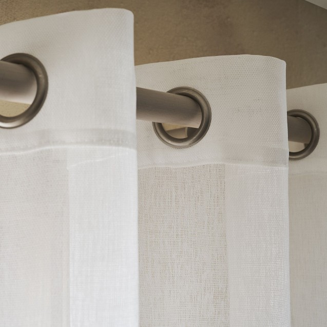Κουρτίνα Με Τρουκς Gofis Home Maisy White 507/05 140x280 Κουρτίνα Με Τρουκς Gofis Home Maisy White 507/05 140x280