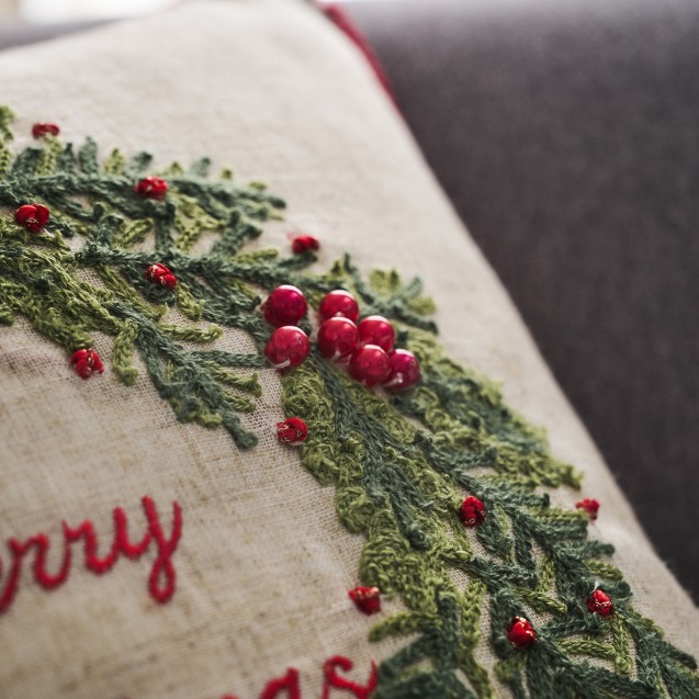 Μαξιλαροθήκη Διακόσμησης Gofis Home Xmas 237 43x43 Μαξιλαροθήκη Διακόσμησης Gofis Home Xmas 237 43x43