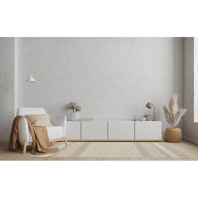 Χαλί New Plan Ethnik 1391D Grey 160x230 Χαλί New Plan Ethnik 1391D Grey 160x230