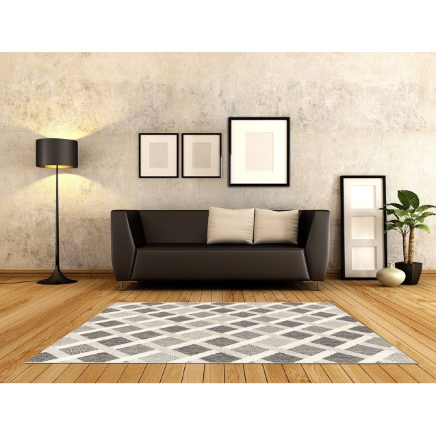 Χαλί New Plan Ethnik 3729D Grey 200x285 Χαλί New Plan Ethnik 3729D Grey 200x285