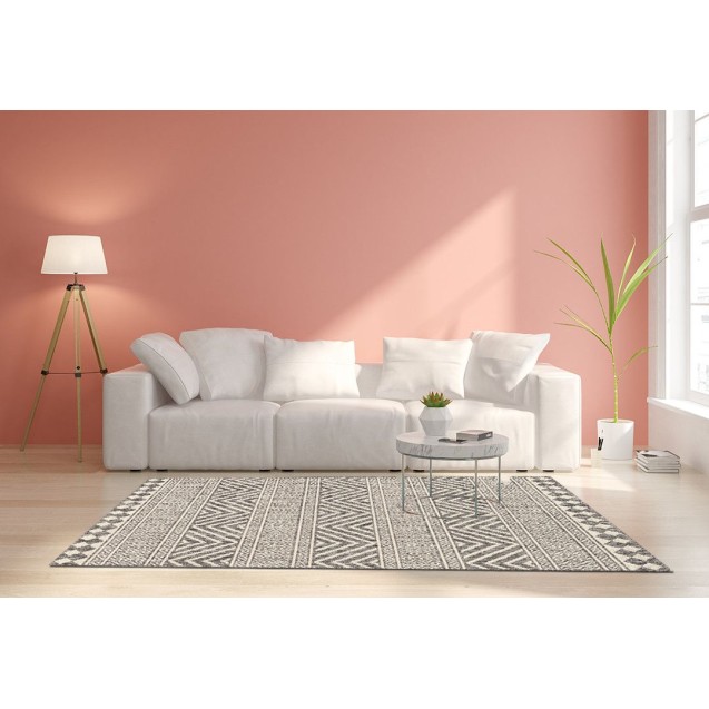 Χαλί New Plan Ethnik 7525D Grey 160x230 Χαλί New Plan Ethnik 7525D Grey 160x230
