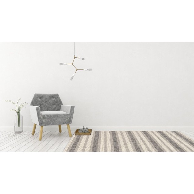 Χαλί New Plan Ethnik 8223D Grey 200x285 Χαλί New Plan Ethnik 8223D Grey 200x285