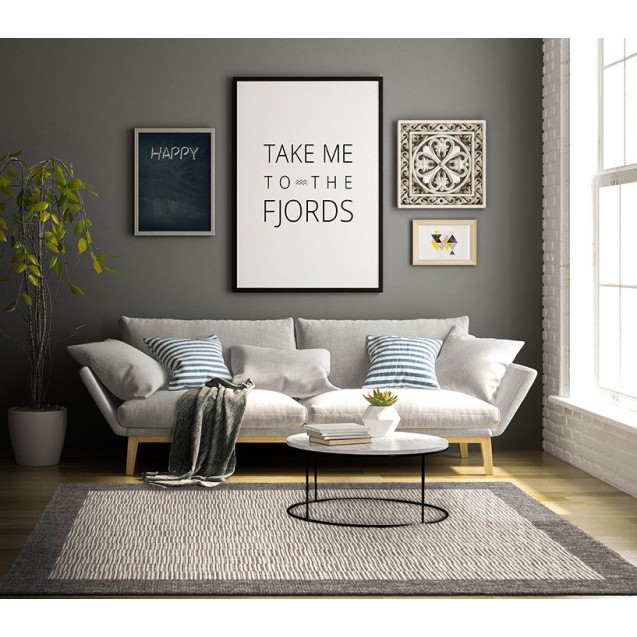 Χαλί New Plan Ethnik 9825D Grey 200x285 Χαλί New Plan Ethnik 9825D Grey 200x285