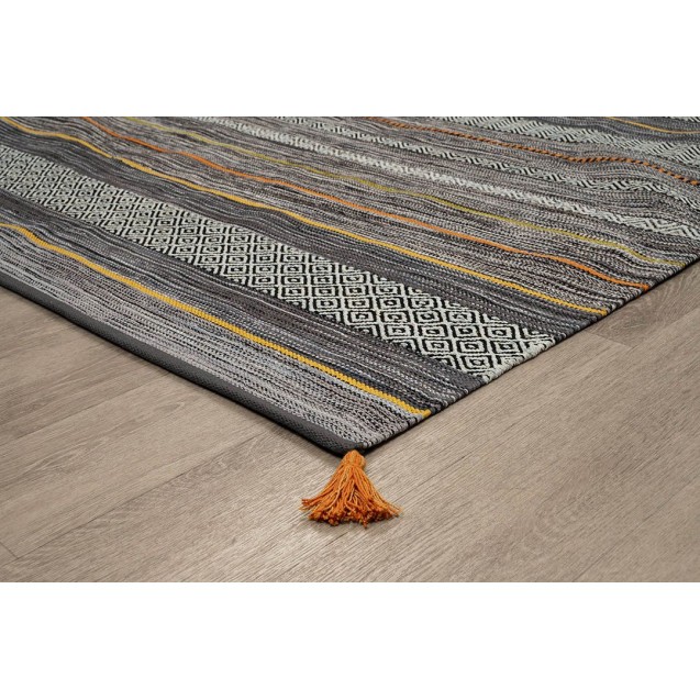 Χαλί New Plan Antique Kilim Χειροποιητο 5090 Grey 160x230 Χαλί New Plan Antique Kilim Χειροποιητο 5090 Grey 160x230