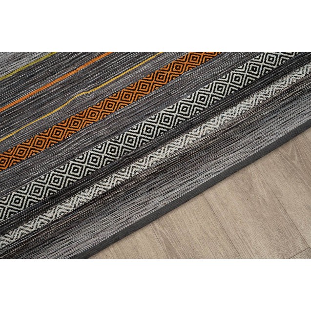 Χαλί New Plan Antique Kilim Χειροποιητο 5090 Grey 160x230 Χαλί New Plan Antique Kilim Χειροποιητο 5090 Grey 160x230
