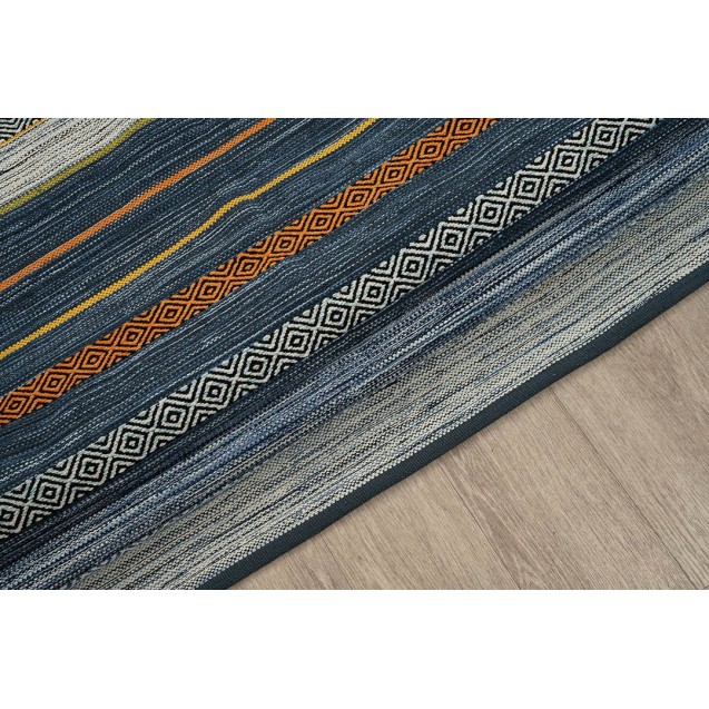 Χαλί New Plan Antique Kilim Χειροποιητο 7070 Blue 200x285 Χαλί New Plan Antique Kilim Χειροποιητο 7070 Blue 200x285