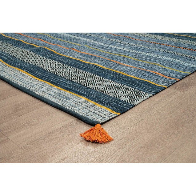 Χαλί New Plan Antique Kilim Χειροποιητο 7070 Blue 200x285 Χαλί New Plan Antique Kilim Χειροποιητο 7070 Blue 200x285