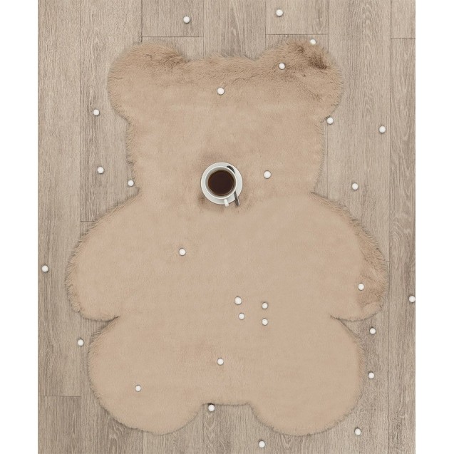 Χαλί New Plan Puffy Fc5 Taupe Bear Antislip 090x110 Χαλί New Plan Puffy Fc5 Taupe Bear Antislip 090x110