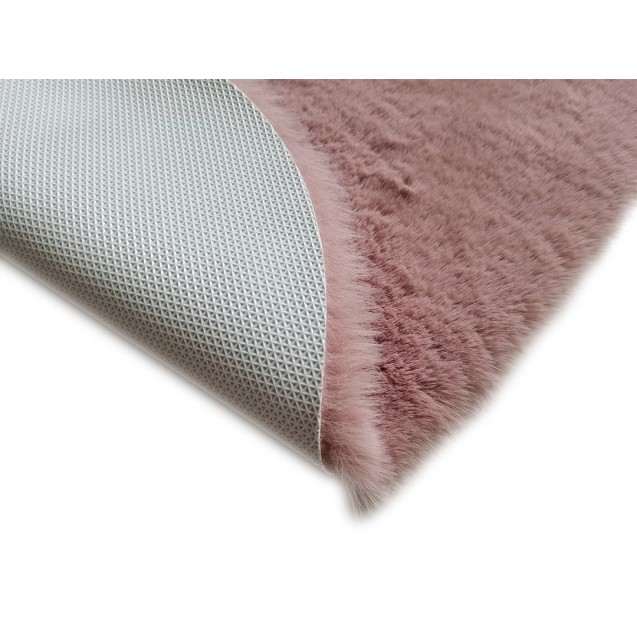 Χαλί New Plan Puffy Jm7 Dark Pink Butterfly Antislip 120x120B Χαλί New Plan Puffy Jm7 Dark Pink Butterfly Antislip 120x120B
