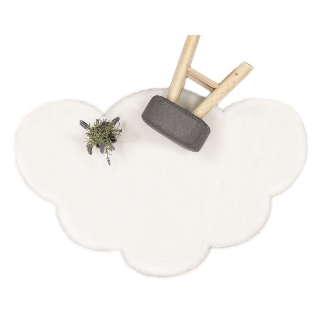 Χαλί New Plan Puffy Fc1 Ivory Cloud Antislip 080x125 Χαλί New Plan Puffy Fc1 Ivory Cloud Antislip 080x125
