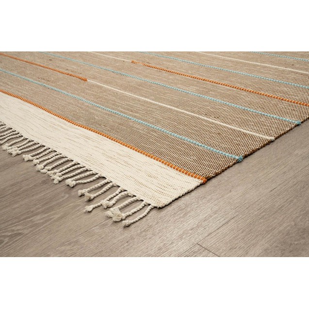 Χαλί New Plan Ribella Χειροποιητο 600 Brown 070x190 Χαλί New Plan Ribella Χειροποιητο 600 Brown 070x190