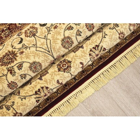 Χαλί New Plan Persia 1536 Burgundy Με Κροσσι 133x190