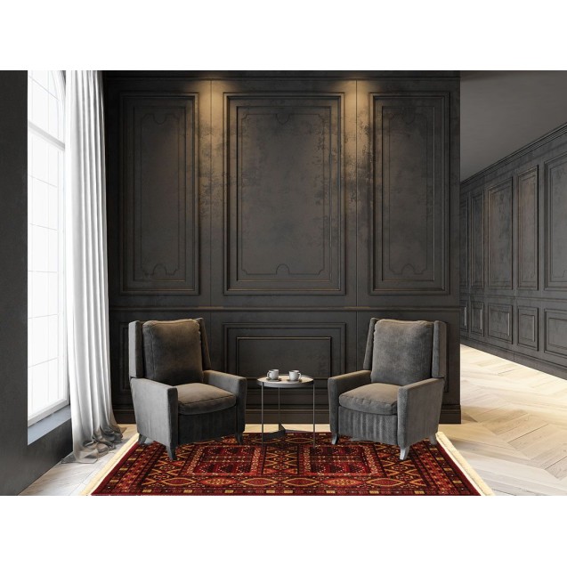 Χαλί New Plan Persia 2273 Burgundy Με Κροσσι 250x300 Χαλί New Plan Persia 2273 Burgundy Με Κροσσι 250x300