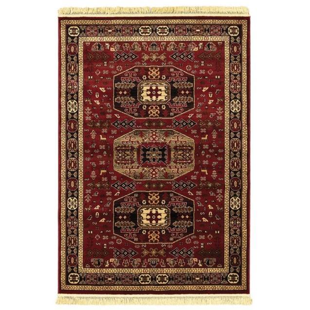 Χαλί New Plan Persia 6057 Burgundy Με Κροσσι 160x230 Χαλί New Plan Persia 6057 Burgundy Με Κροσσι 160x230