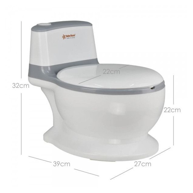 Γιογιό Bebe Stars Toilet Grey 53-186 Γιογιό Bebe Stars Toilet Grey 53-186