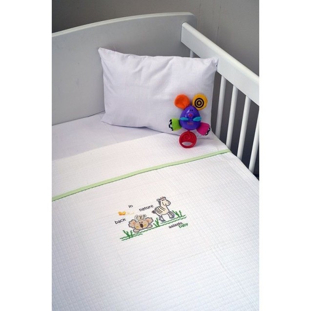Aslanis Baby Des.504 Κουβέρτα Πικέ Αγκαλιάς Aslanis Baby Des.504 Κουβέρτα Πικέ Αγκαλιάς