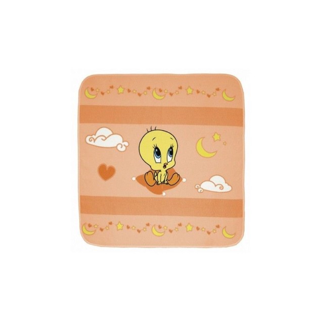Baby Looney Tunes Κουβέρτα Φανελένια Des.49 90X90 Baby Looney Tunes Κουβέρτα Φανελένια Des.49 90X90